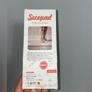 Secopad Patented Anti Slip Shower Stickers 24 PCS Safety Bathtub Strips Adhesive
